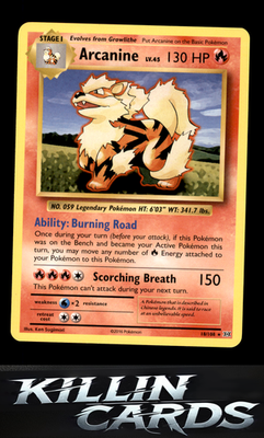 Arcanine 18/108 Pokemon Rare XY - Evolutions Card NM
