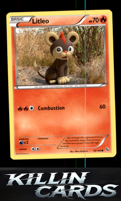 Litleo (18) 18/106 Pokemon Common XY - Flashfire Card LP