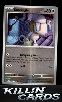 Reverse Holofoil Smeargle 080/094 Pokemon Common ME02: Phantasmal Flames Card NM