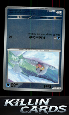 Reverse Holofoil Seel 021/094 Pokemon Common ME02: Phantasmal Flames Card NM