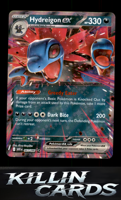 Hydreigon ex 067/086 Pokemon Double Rare SV: White Flare Card NM