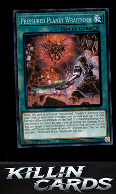 1st Edition Pressured Planet Wraitsoth RA02-EN073 YuGiOh Super Rare 25th Anniver