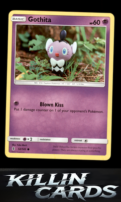 Gothita 52/145 Pokemon Common SM - Guardians Rising Card NM