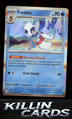 Froslass - 053/167 053/167 Pokemon Rare SV06: Twilight Masquerade Card NM