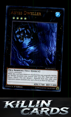 1st Edition Abyss Dweller DUDE-EN016 YuGiOh Ultra Rare Duel Devastator Card NM