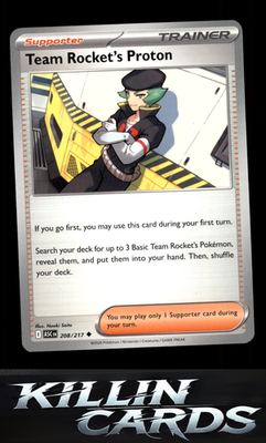 Team Rocket's Proton 208/217 Pokemon Uncommon ME: Ascended Heroes Card NM