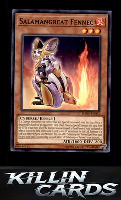 Salamangreat Fennec DANE-EN003 YuGiOh Common Dark Neostorm Card NM