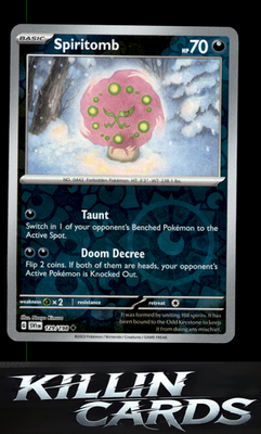 Reverse Holofoil Spiritomb 129/198 Pokemon Uncommon SV01: Scarlet & Violet Base