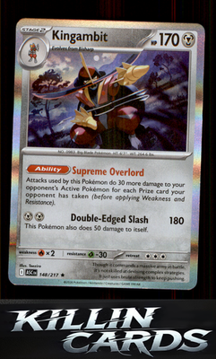 Kingambit (Energy Symbol Pattern) 148/217 Pokemon Rare ME: Ascended Heroes Card