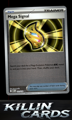 Reverse Holofoil Mega Signal - 121/132 121/132 Pokemon Uncommon ME01: Mega Evolu
