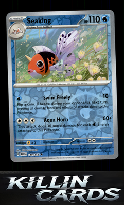 Reverse Holofoil Seaking 119/165 Pokemon Uncommon SV: Scarlet & Violet 151 Card