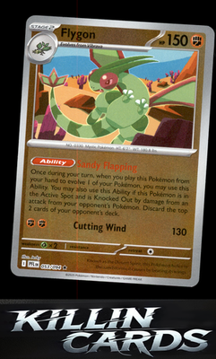 Reverse Holofoil Flygon - 053/094 053/094 Pokemon Rare ME02: Phantasmal Flames C