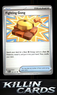 Fighting Gong 187/217 Pokemon Uncommon ME: Ascended Heroes Card NM
