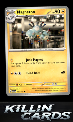 Magneton 082/165 Pokemon Uncommon SV: Scarlet & Violet 151 Card NM