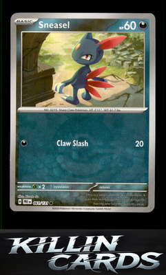 Sneasel (Poke Ball Pattern) 061/131 Pokemon Common SV: Prismatic Evolutions Card