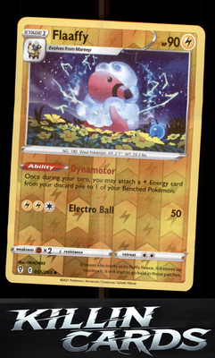 Reverse Holofoil Flaaffy 055/203 Pokemon Uncommon SWSH07: Evolving Skies Card NM
