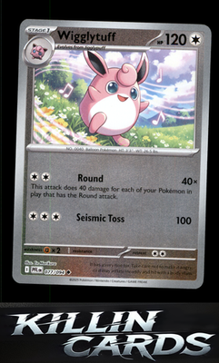 Reverse Holofoil Wigglytuff - 077/094 077/094 Pokemon Uncommon ME02: Phantasmal