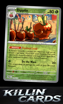 Reverse Holofoil Dipplin 010/131 Pokemon Uncommon SV: Prismatic Evolutions Card