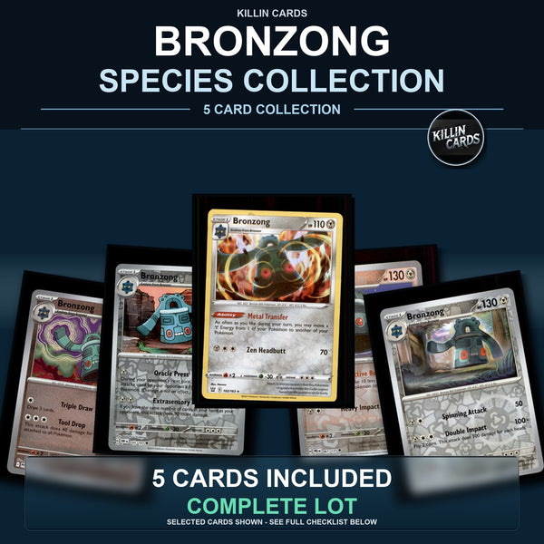 Pokemon TCG Bronzong Species Collection 5 Different Cards