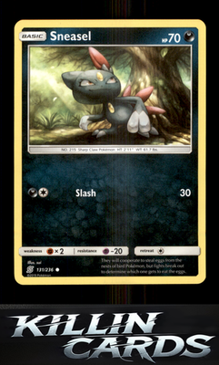 Sneasel 131/236 Pokemon Common SM - Unified Minds Card NM