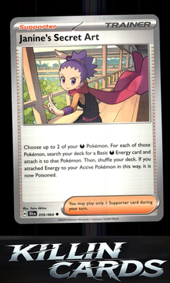 Janine's Secret Art - 059/064 059/064 Pokemon Uncommon SV: Shrouded Fable Card N
