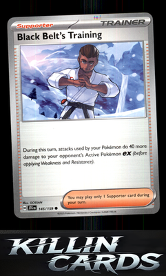 Black Belt's Training - 145/159 145/159 Pokemon Common SV09: Journey Together Ca