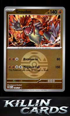Reverse Holofoil Groudon (Dusk Ball) 108/217 Pokemon Rare ME: Ascended Heroes Ca