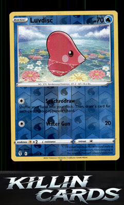 Reverse Holofoil Luvdisc 039/203 Pokemon Common SWSH07: Evolving Skies Card NM