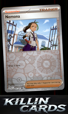 Reverse Holofoil Nemona - 082/091 082/091 Pokemon Common SV: Paldean Fates Card