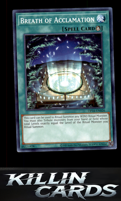 Breath of Acclamation OP16-EN026 YuGiOh Common OTS Tournament Pack 16 Card NM