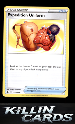 Expedition Uniform 137/198 Pokemon Uncommon SWSH06: Chilling Reign Card NM