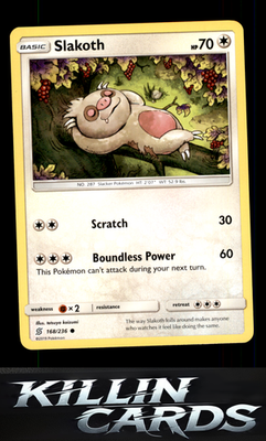 Slakoth (168) 168/236 Pokemon Common SM - Unified Minds Card NM