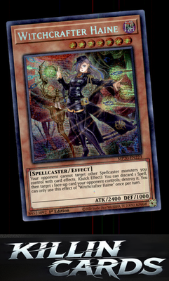 1st Edition Witchcrafter Haine MP20-EN223 YuGiOh Prismatic Secret Rare 2020 Tin