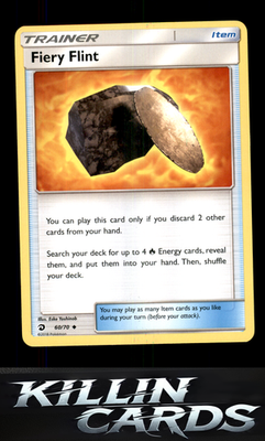Fiery Flint 60/70 Pokemon Uncommon Dragon Majesty Card NM