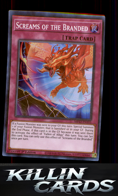 1st Edition Screams of the Branded MP22-EN103 YuGiOh Super Rare 2022 Tin of the