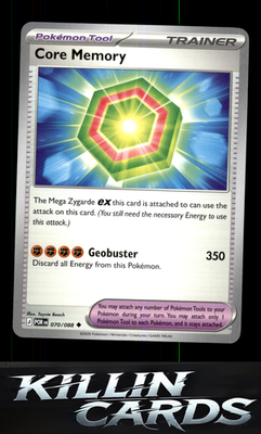 Core Memory 070/088 Pokemon Uncommon ME03: Perfect Order Card NM