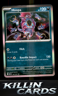 Hoopa 141/217 Pokemon Rare ME: Ascended Heroes Card NM