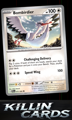 Bombirdier 071/084 Pokemon Common ME05: Pitch Black Card NM