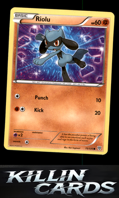 Riolu (75) 75/135 Pokemon Common Plasma Storm Card NM