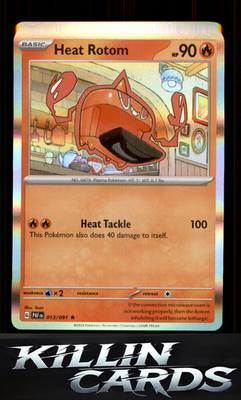 Heat Rotom 013/091 Pokemon Rare SV: Paldean Fates Card NM