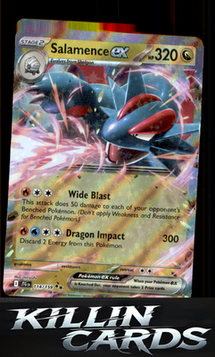 Salamence ex - 114/159 114/159 Pokemon Double Rare SV09: Journey Together Card N