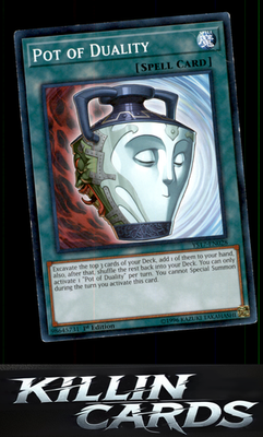 1st Edition Pot of Duality YS17-EN028 YuGiOh Common Starter Deck: Link Strike Ca