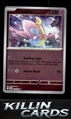 Reverse Holofoil Cresselia 039/094 Pokemon Uncommon ME02: Phantasmal Flames Card