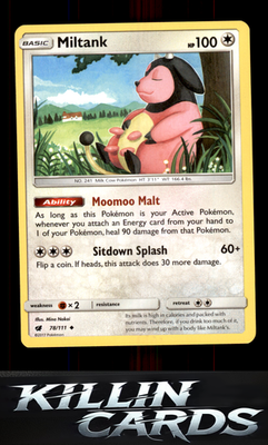 Miltank 78/111 Pokemon Uncommon SM - Crimson Invasion Card LP