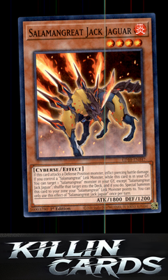 1st Edition Salamangreat Jack Jaguar LD10-EN047 YuGiOh Common Legendary Duelists