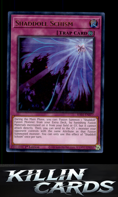 1st Edition Shaddoll Schism RA01-EN077 YuGiOh Super Rare 25th Anniversary Rarity