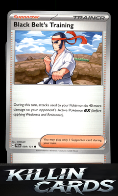 Black Belt's Training - 099/131 099/131 Pokemon Common SV: Prismatic Evolutions