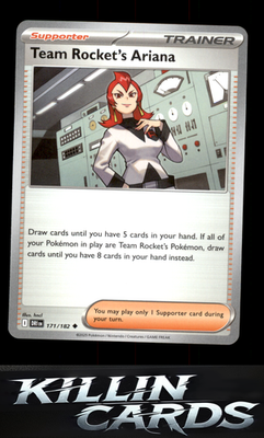 Team Rocket's Ariana - 171/182 171/182 Pokemon Uncommon SV10: Destined Rivals Ca