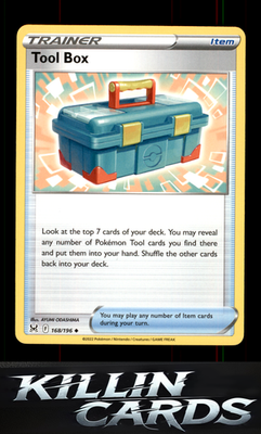 Tool Box 168/196 Pokemon Uncommon SWSH11: Lost Origin Card NM