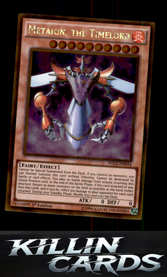 1st Edition Metaion, the Timelord PGL2-EN034 YuGiOh Gold Rare Premium Gold: Retu